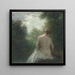 Baigneuse assise de dos - Henri Fantin-Latour — kehystetty taideteos seinällä