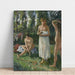 Maalauksen jäljennös Baigneuses - Camille Pissarro