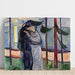 Maalauksen jäljennös Suudelmassa rannalla - Edvard Munch