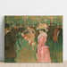 Maalauksen jäljennös Bal au Moulin-Rouge - Henri de Toulouse-Lautrec