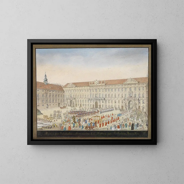 Fête-Dieu - Balthasar Wigand — kehystetty taideteos seinällä