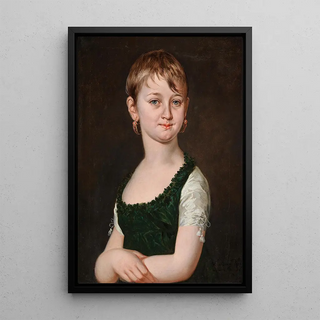 Barbara Krafft - Portrait Of A Young Girl Traditionally Identified As Princess Zu LwensteinWertheim.webp