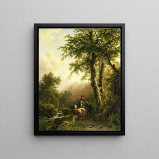 Barend Cornelis Koekkoek - Italian Landscape.webp