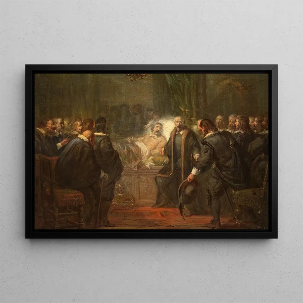Barend Wijnveld - Frederik Hendrik voelt zijn einde naderen en neemt afscheid van de Staten Anno 1647.webp