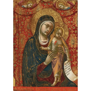 Barnaba Da Modena - Madonna and Child with two angels.webp