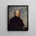 Portrait d'Edme Champion dit l'homme au petit manteau bleu 1764-1852 philanthrope - Baron Charles de Steuben — kehystetty taideteos seinällä