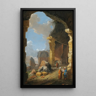 Bartholomeus Breenbergh - Roman Ruins With Turbaned Figures.webp