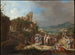 La Prédication de Jean-Baptiste - Bartholomeus Breenbergh — näkymä teoksesta