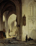Sisämaalaus kirkosta - Bartholomeus Johannes van Hove — näkymä teoksesta