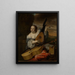 Le musicien - Bartholomeus van der Helst — kehystetty taideteos seinällä