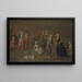 Uvedale Tomkyns Price 1685-1764 ja hänen perheensä jäsenet, mahdollisesti - Bartholomew Dandridge — kehystetty taideteos seinällä