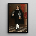 Muotokuva oletetusta Ostigliani-perheen jäsenestä - Bartolomé Esteban Murillo — kehystetty taideteos seinällä