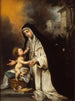 Sainte Rose de Lima - Bartolomé Esteban Murillo — näkymä teoksesta