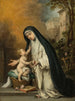 Santa Rosa de Lima - Bartolomé Esteban Murillo — näkymä teoksesta
