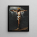 La Crucifixion - Bartolomé Esteban Murillo — kehystetty taideteos seinällä