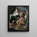 La fuite en Égypte - Bartolomé Esteban Murillo — kehystetty taideteos seinällä