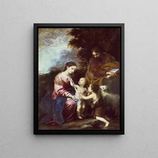Bartolom Estebn Murillo - The Holy Family with the Infant Baptist.webp