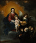 Lapsen Jeesuksen jakamassa leipää pyhiinvaeltajille - Bartolomé Esteban Murillo — näkymä teoksesta