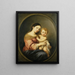La Vierge à l'Enfant - Bartolomé Esteban Murillo — kehystetty taideteos seinällä