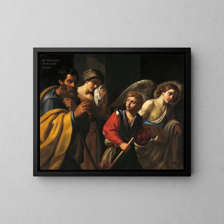 Bartolomeo Manfredi - Le Dpart du jeune Tobie.webp