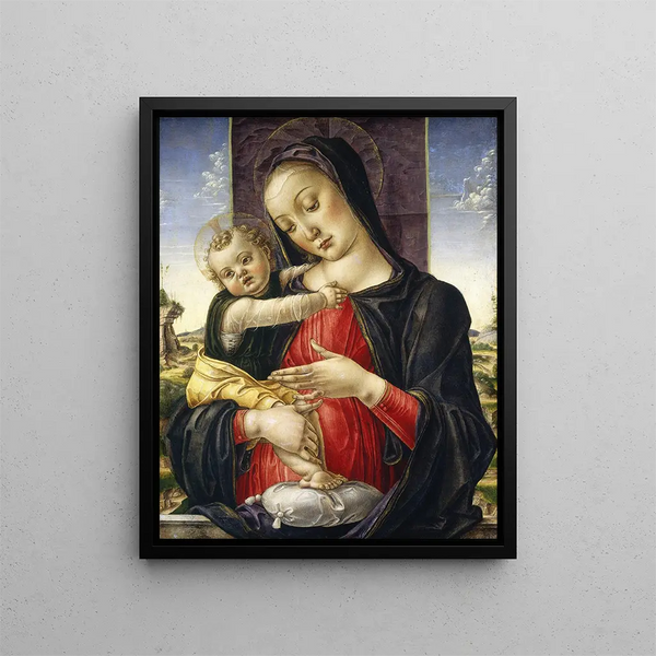 Vierge à l'Enfant - Bartolomeo Vivarini — kehystetty taideteos seinällä