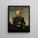 Huibert Gerard Baron Nahuys van Burgst 1782-1858 Alankomaiden Intendenttineuvoston jäsenenä majurina päällikkönä - Bastiaan De Poorter — kehystetty taideteos seinällä