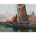 Maalauksen jäljennös Bateaux à voile - Alfred Zoff