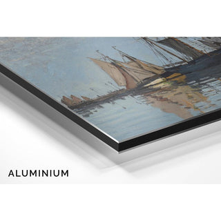 Bateaux dans le Port de Honfleur - Claude Monet | Reproduction Tableau Décoration murale affiche copie