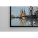 Maalauksen jäljennös Bateaux dans le Port de Honfleur - Claude Monet