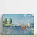Maalauksen jäljennös Bateaux rouges, Argenteuil de Claude Monet