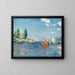 Maalauksen jäljennös Bateaux rouges, Argenteuil de Claude Monet