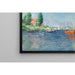 Maalauksen jäljennös Bateaux rouges, Argenteuil de Claude Monet