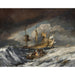 Maalauksen jäljennös Bateaux transportant des ancres vers les navires de guerre hollandais - Joseph Mallord William Turner