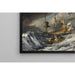 Maalauksen jäljennös Bateaux transportant des ancres vers les navires de guerre hollandais - Joseph Mallord William Turner