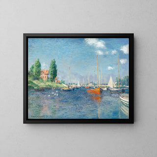 Reproduction tableau | Bateaux rouges, Argenteuil de Claude Monet | Poster - Toile - Aluminium