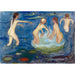 Maalauksen jäljennös Bathing Girls - Edvard Munch