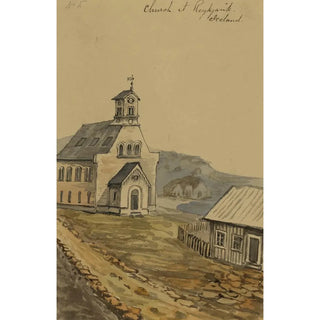 Bayard Taylor - Church at Rejkjavik Iceland.webp