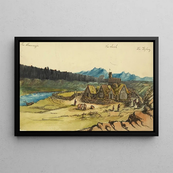 Bayard Taylor - The Almannagj the church the Lgherg.webp