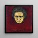 Beethoven - Franz von Stuck — kehystetty taideteos seinällä
