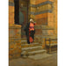 Maalauksen jäljennös Before the Mosque - Ludwig Deutsch