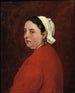 Portrait de Senyora Anita en robe rouge - Benet Mercadé — näkymä teoksesta