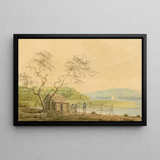 Benjamin Henry Latrobe - View from the Packet Wharf at Frenchtown Looking down Elk Creek.webp