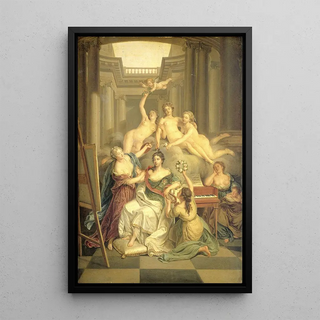 Benjamin Samuel Bolomey - Frederika Sophia Wilhelmina of Prussia 17511820 Wife of Prince Willem V in the Temple of the Arts.webp