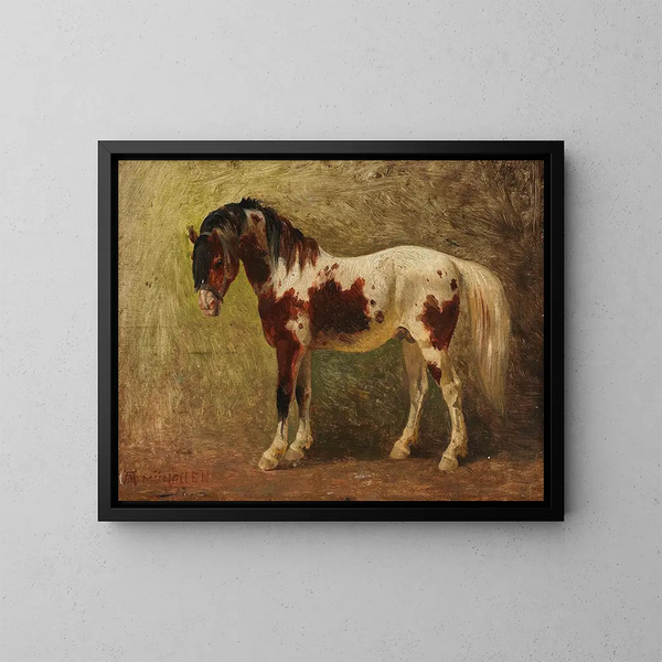 Portrait de cheval - Benno Rafael Adam — kehystetty taideteos seinällä