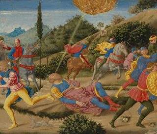 La conversion de saint Paul - Benozzo Gozzoli — näkymä teoksesta