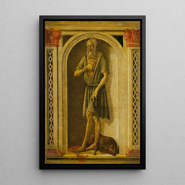 Saint Jérôme - Benvenuto di Giovanni — kehystetty taideteos seinällä