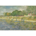 Maalauksen jäljennös Seine-joen vuoristosta - Vincent van Gogh