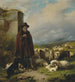 Berger écossais avec son troupeau - Eugène Joseph Verboeckhoven — näkymä teoksesta