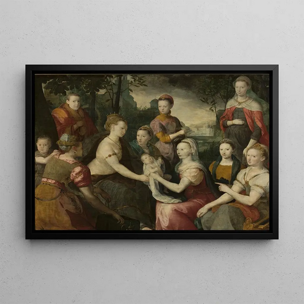 Bernaert de Rijckere - Finding of Moses Allegorical family portrait.webp