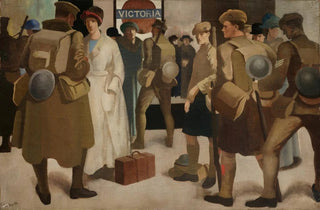 Bernard Meninsky - Victoria Station District Railway.webp